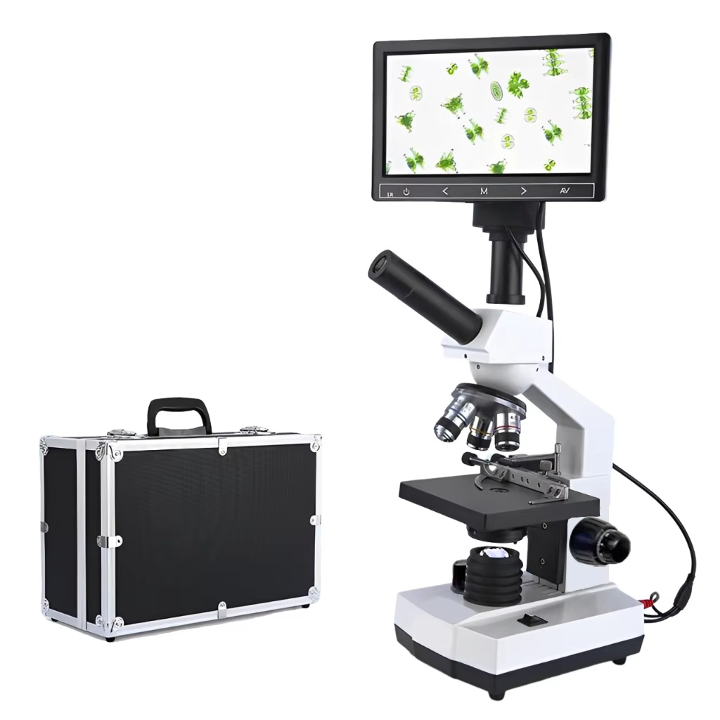 Medical Lab - Microscopio Digital con pantalla HD más