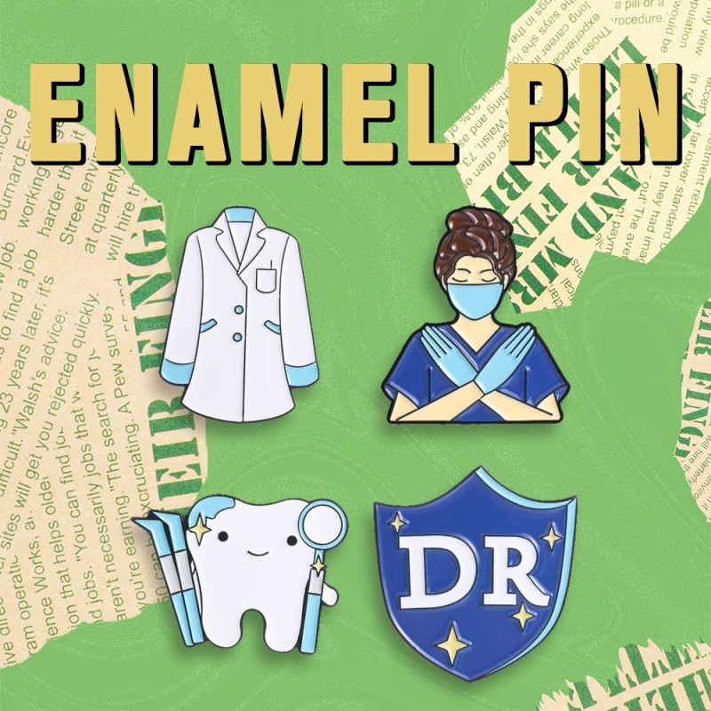 Pin de esmalte con temática mé - Medical Lab Worker reseña y precio